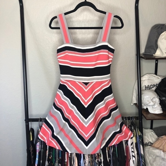 𝅺Banana Republic Milly Collection Striped Dress - Picture 1 of 8